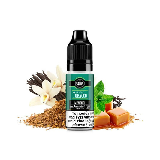 Dinner Lady Select Tobacco Bar Salts - Menthol 10ml - 20mg