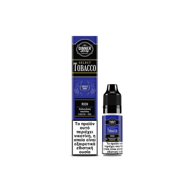 Dinner Lady Select Tobacco Bar Salts - Rich 10ml - 20mg