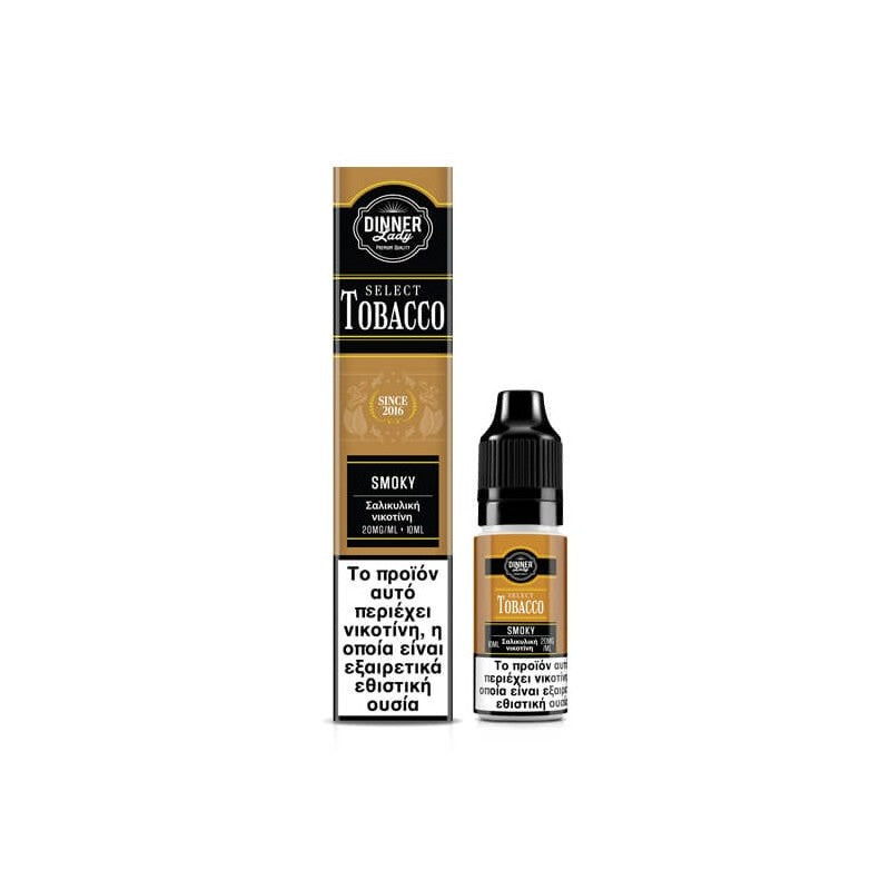 Dinner Lady Select Tobacco Bar Salts - Smoky 10ml - 20mg
