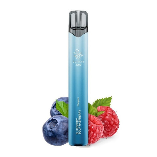 Elf Bar 1000 - 2ml 1000 Puffs Disposable Kit 20mg - Blueberry Sour Raspberry