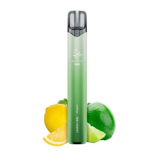 Elf Bar 1000 - 2ml 1000 Puffs Disposable Kit 20mg - Lemon Lime