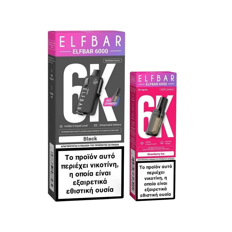 Elf Bar 6000 Disposable Kit 10ml 20mg
