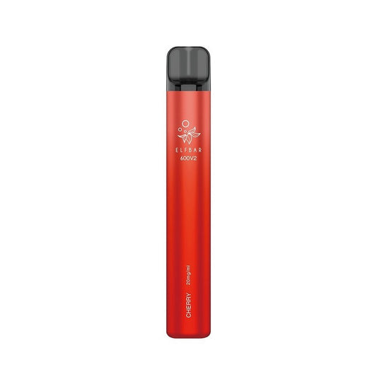 Elf Bar 600 V2 - 2ml 600 Puffs Disposable Kit 20mg - Cherry
