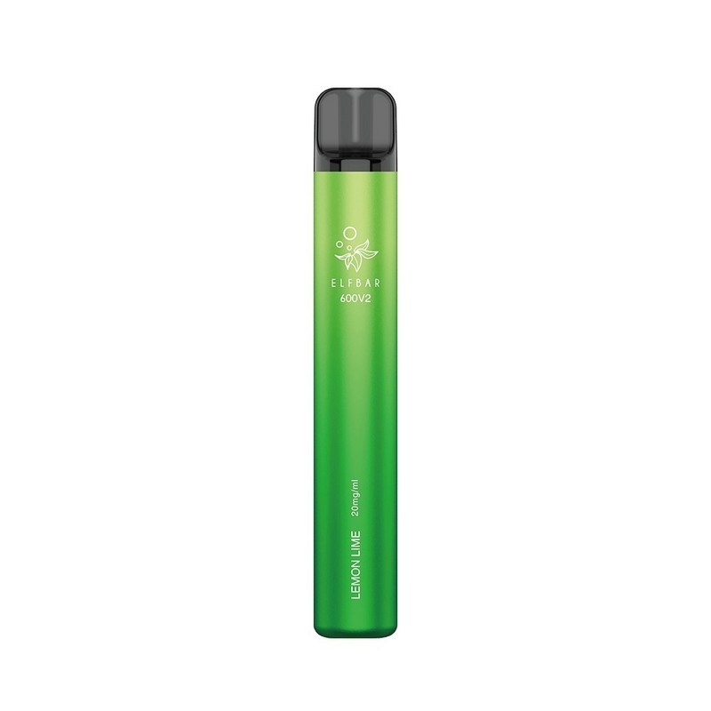 Elf Bar 600 V2 - 2ml 600 Puffs Disposable Kit 20mg - Lemon Lime