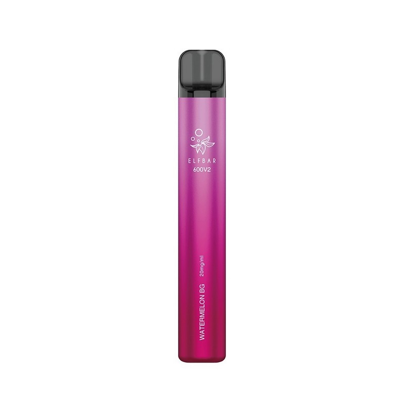 Elf Bar 600 V2 - 2ml 600 Puffs Disposable Kit 20mg - Watermelon Bubblegum