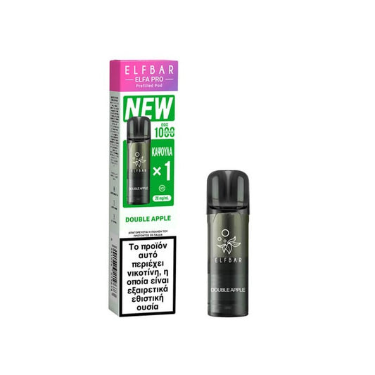 Elf Bar Elfa Pro V2 Προγεμισμένη Κάψουλα 2ml 20mg - Double Apple