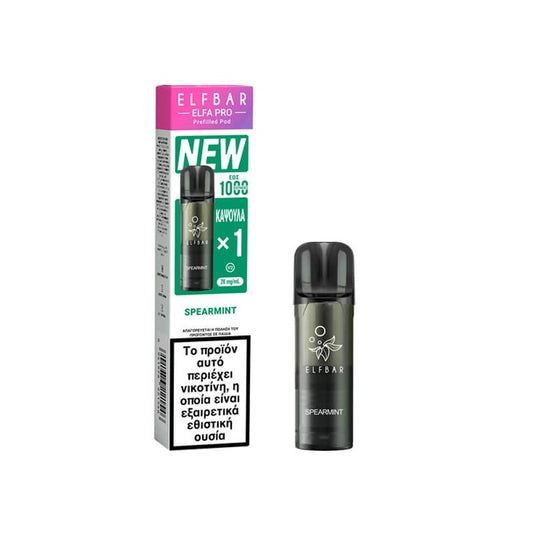 Elf Bar Elfa Pro V2 Προγεμισμένη Κάψουλα 2ml 20mg - Spearmint