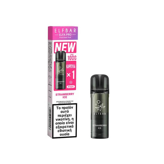 Elf Bar Elfa Pro V2 Προγεμισμένη Κάψουλα 2ml 20mg - Strawberry Ice