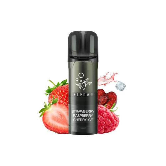 Elf Bar Elfa Pro V2 Προγεμισμένη Κάψουλα 2ml 20mg - Strawberry Raspberry Cherry Ice