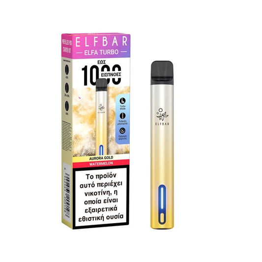 Elf Bar ELFA Turbo Pod Kit 2ml 500mAh Aurora Gold 2ml 20mg - Watermelon