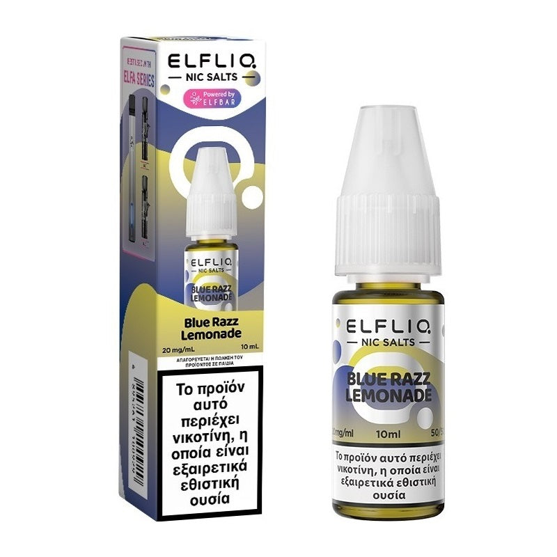 Elfliq Nic Salts - Blue Razz Lemonade 10ml - 20mg