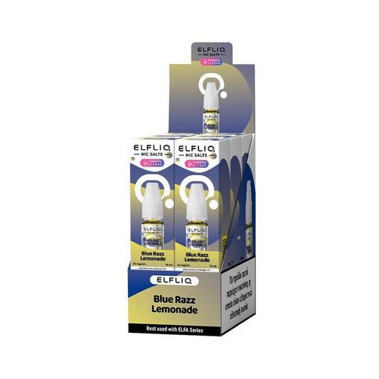 Elfliq Nic Salts - Blue Razz Lemonade 10ml - 20mg