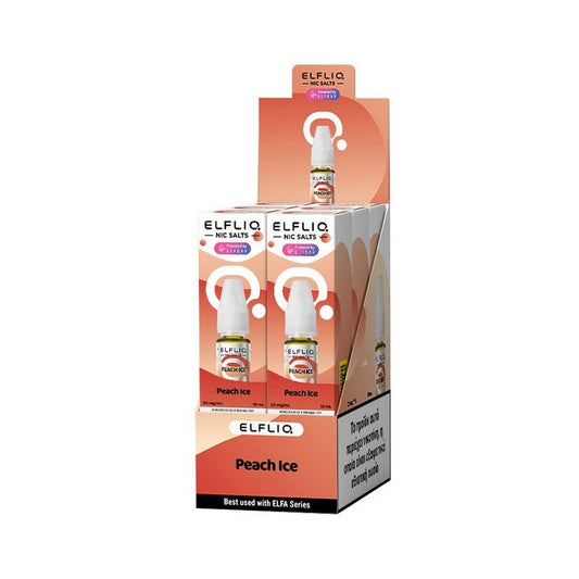 Elfliq Nic Salts - Peach Ice 10ml - 20mg