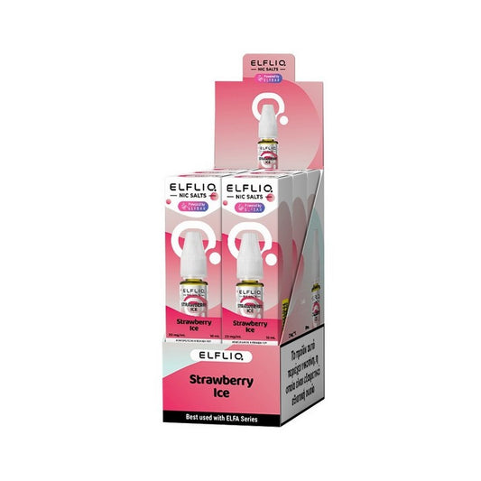 Elfliq Nic Salts - Strawberry Ice 10ml - 20mg