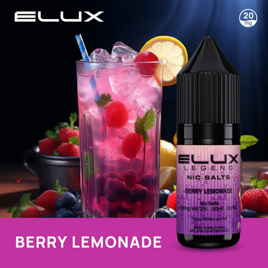 Elux Legend Nic Salts - Berry Lemonade 10ml - 20mg