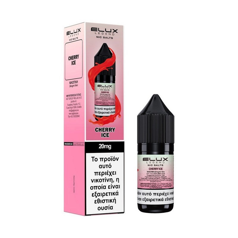 Elux Legend Nic Salts - Cherry Ice 10ml - 20mg