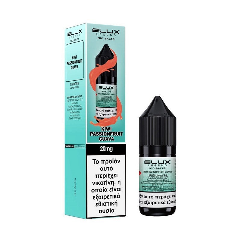 Elux Legend Nic Salts - Kiwi Passion Fruit Guava 10ml - 20mg