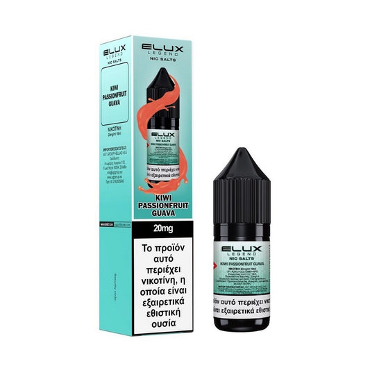 Elux Legend Nic Salts - Kiwi Passion Fruit Guava 10ml - 20mg