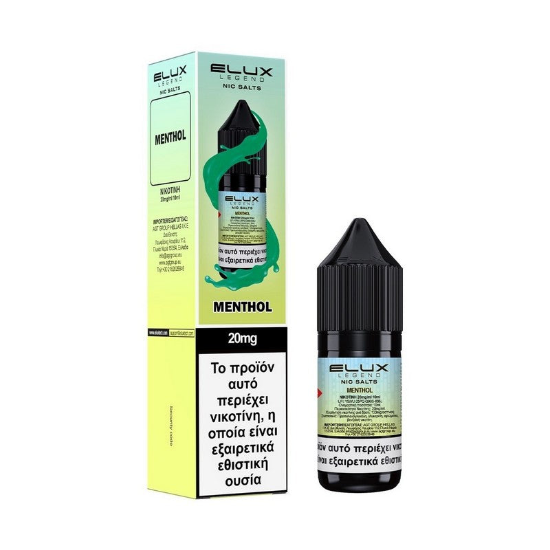 Elux Legend Nic Salts - Menthol 10ml - 20mg