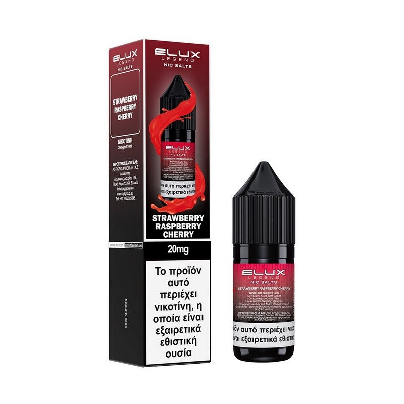 Elux Legend Nic Salts - Strawberry Raspberry Cherry 10ml - 20mg