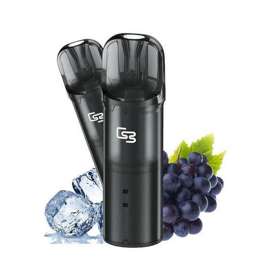 Geek Bar Elite Προγεμισμένη Κάψουλα 2ml 20mg - Grape Ice - 2 Τεμάχια