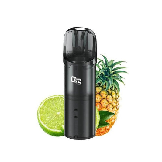 Geek Bar Elite Προγεμισμένη Κάψουλα 2ml 20mg - Pineapple Lemon Fizzy - 1 Τεμάχιο