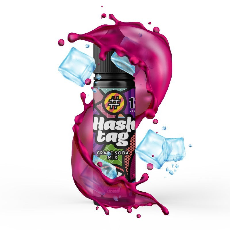 Hashtag - #12 Grape Soda Mix (Ice) - Flavor Shot 12/60ml