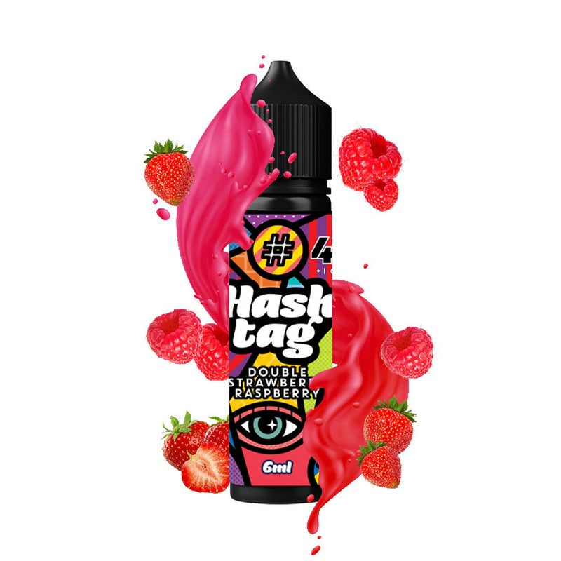 Hashtag - #43 Double Strawberry Raspberry Ice - Flavor Shot 6/60ml
