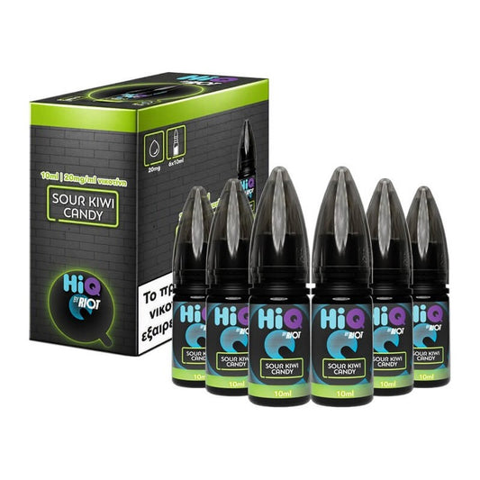HiQ by Riot Salts - Sour Kiwi Candy 10ml - 20mg