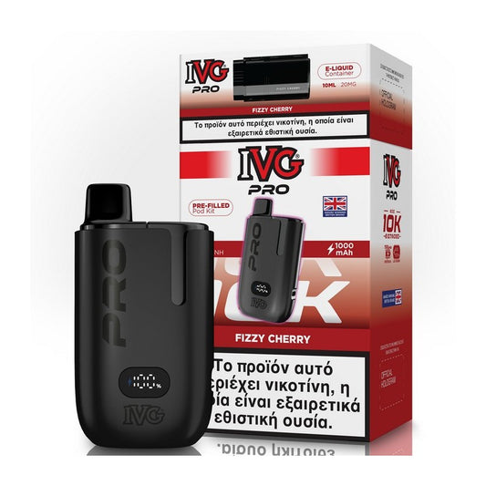 IVG Pro Kit 2ml+10ml 10000 Puffs Disposable Kit 20mg - Fizzy Cherry