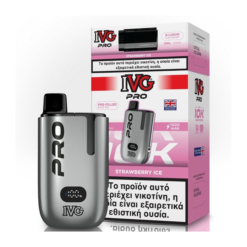 IVG Pro Kit 2ml+10ml 10000 Puffs Disposable Kit 20mg - Strawberry Ice