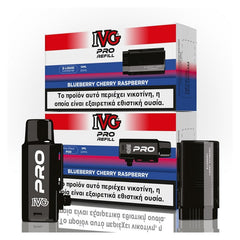 IVG Pro Refill 2ml+10ml 10000 Puffs Prefilled Pod 20mg - Blueberry Cherry Raspberry