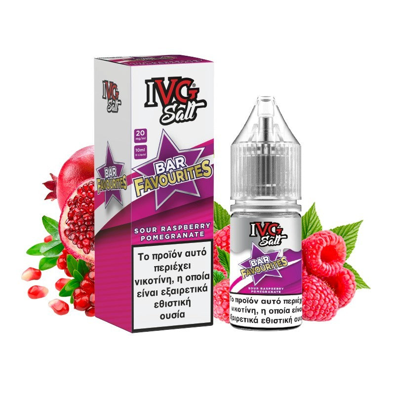 IVG Salt - Sour Rasberry Pomegranate 10ml - 20mg