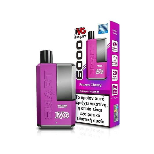 IVG Smart 6000 - 2ml+10ml 6000 Puffs Disposable Kit 20mg - Frozen Cherry