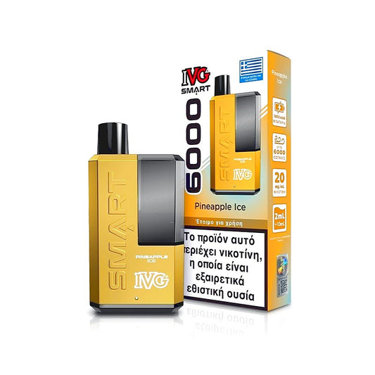 IVG Smart 6000 - 2ml+10ml 6000 Puffs Disposable Kit 20mg - Pineapple Ice