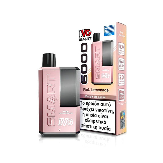 IVG Smart 6000 - 2ml+10ml 6000 Puffs Disposable Kit 20mg - Pink Lemonade