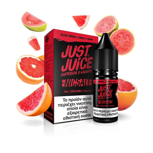 Just Juice Nicsalt - Blood Orange Citrus & Guava 10ml - 20mg