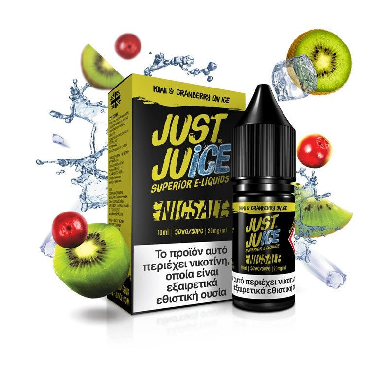 Just Juice Nicsalt - Kiwi & Cranberry On Ice 10ml - 20mg
