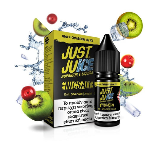 Just Juice Nicsalt - Kiwi & Cranberry On Ice 10ml - 20mg