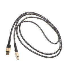 Καλώδιο Φόρτισης/Δεδομένων Gold Plating 60W Type-C σε Type-C