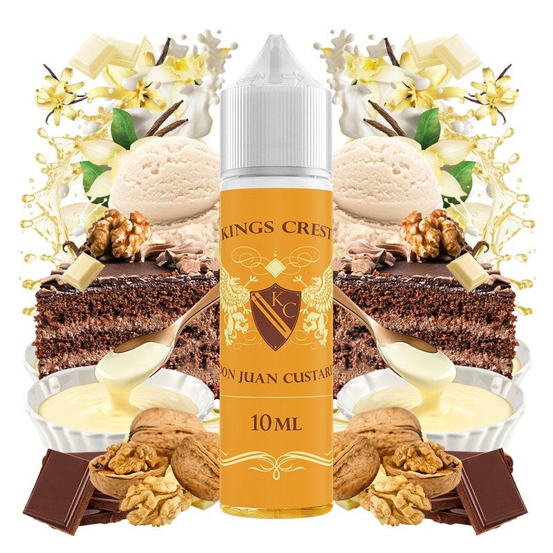 Kings Crest Don Juan - Custard - Flavor Shot 10/60ml