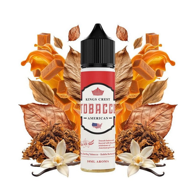 Kings Crest Tobacco - American - Flavor Shot 10/60ml