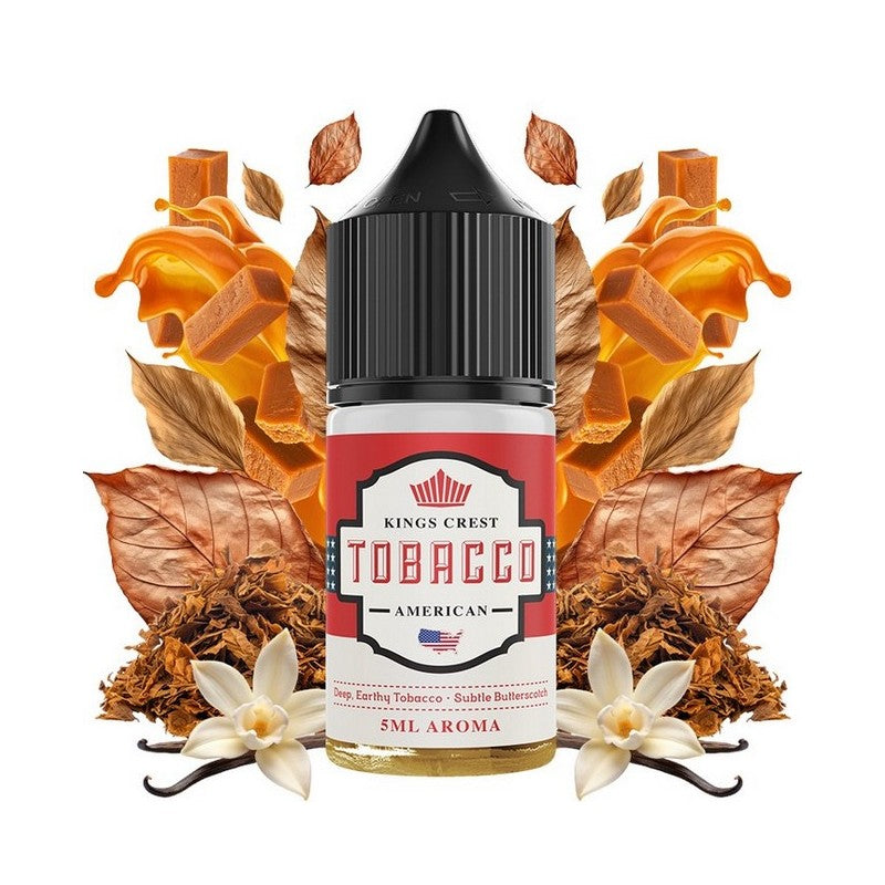 Kings Crest Tobacco - American - Flavor Shot 5/30ml