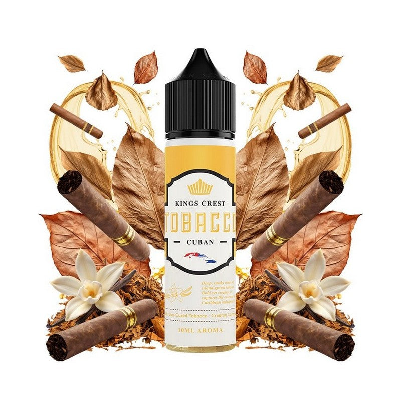 Kings Crest Tobacco - Cuban - Flavor Shot 10/60ml