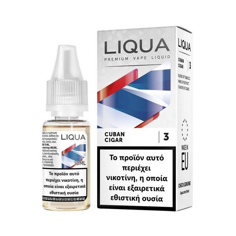 Liqua - Cuban Cigar - Υγρό Αναπλήρωσης 10ml