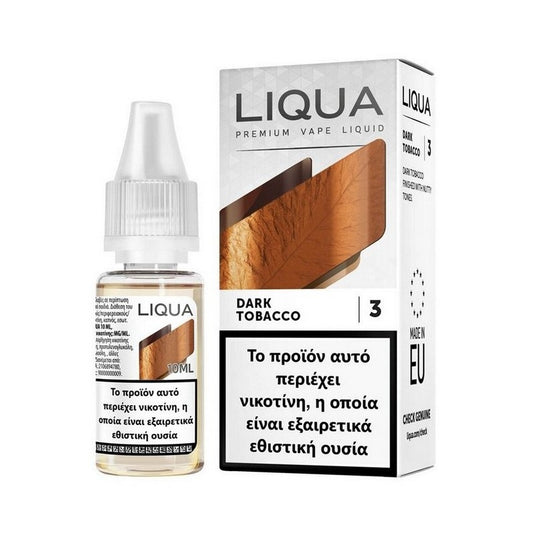 Liqua - Dark Tobacco - Υγρό Αναπλήρωσης 10ml