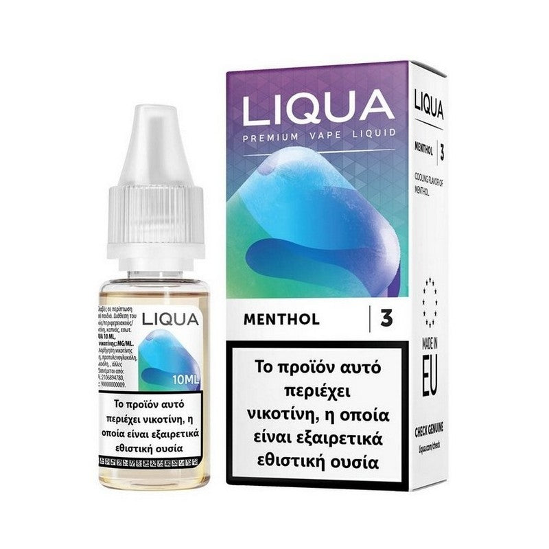 Liqua - Menthol - Υγρό Αναπλήρωσης 10ml