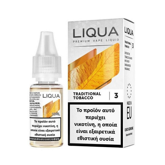 Liqua - Traditional Tobacco - Υγρό Αναπλήρωσης 10ml