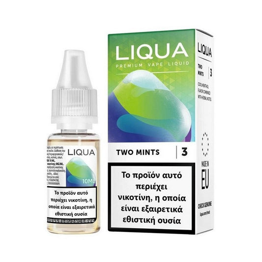 Liqua - Two Mints - Υγρό Αναπλήρωσης 10ml