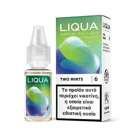 Liqua - Two Mints - Υγρό Αναπλήρωσης 10ml